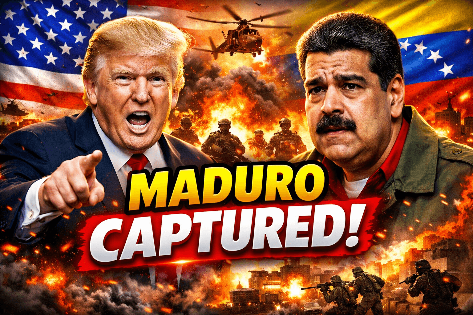 US Captured Venezuela’s President Nicolás Maduro